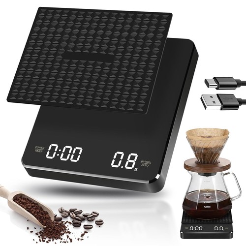 Rechargeable coffee scale with - coffee,